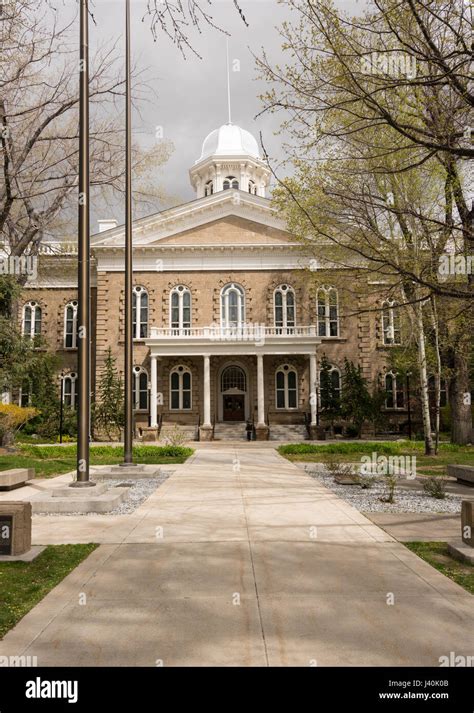 Nevada State Capitol building entrance in Carson City Stock Photo - Alamy