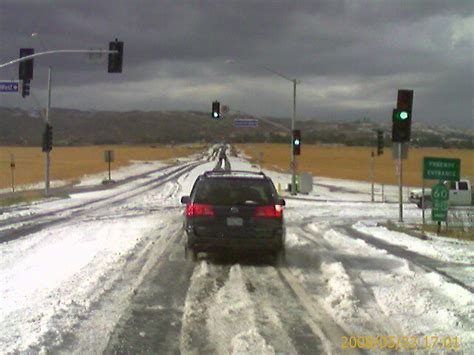 Hailstorms: May 22, 2008 - Fallbrook, California Weather Pages