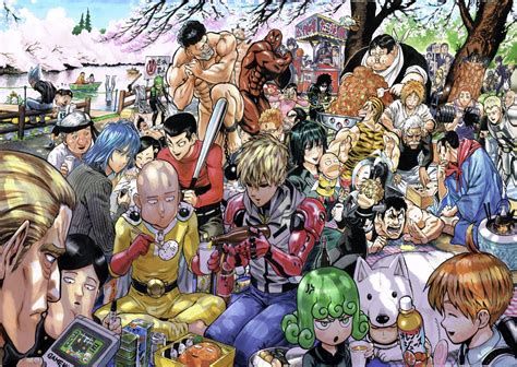 Collage of One-Punch Man characters by Yusuke Murata : r/wimmelbilder