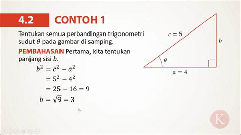 Contoh Soal Perbandingan Trigonometri Pada Segitiga Siku Siku Beserta Jawabannya – Berbagai Contoh