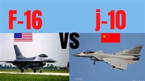 Comparison video of F-16 fighting falcon Vs Chengdu J-10. - YouTube