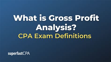 What is Gross Profit Analysis?