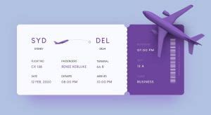 Free Boarding Pass Mockup Adobe XD - TitanUI