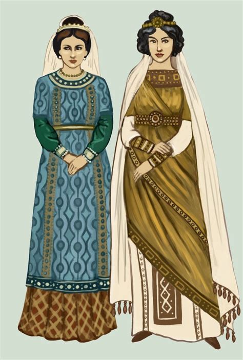 Byzantium (6th Century) by Tadarida | Byzantine fashion, Medieval ...