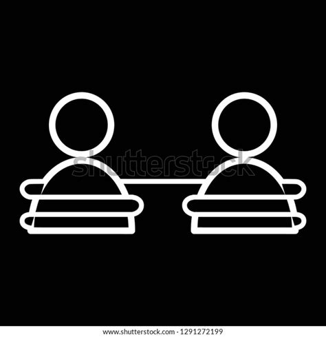 Two People Icon Stock Vector (Royalty Free) 1291272199 | Shutterstock