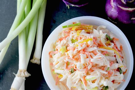 Zesty Kohlrabi Slaw | My Delicious Blog