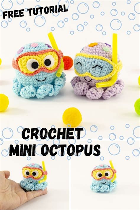 Amigurumi mini octopus free tutorial – Artofit