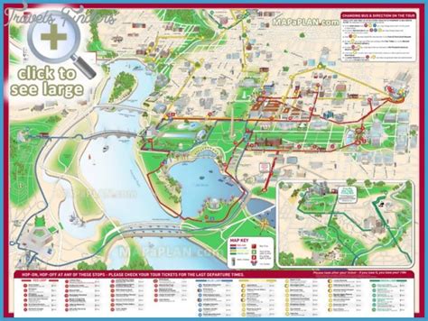 Washington Map Tourist Attractions - TravelsFinders.Com