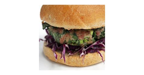 Turkey-Spinach Burgers | Healthy Dinner Recipes | POPSUGAR Fitness Photo 46