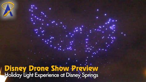 Exclusive preview of Christmas Drone Aerial show rehearsal at Disney ...