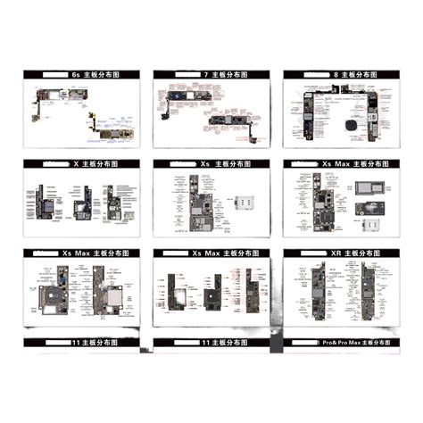 Apple mobile phone motherboard circuit diagram learning training ...