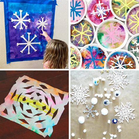 36 Snowflake Art Projects for Kids - Fantastic Fun & Learning