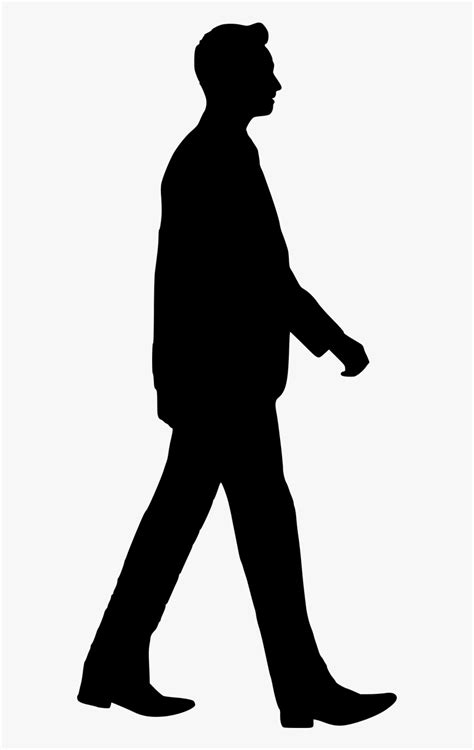 Silhouette Walking Man Free Picture - Silhouette Of A Person Walking ...