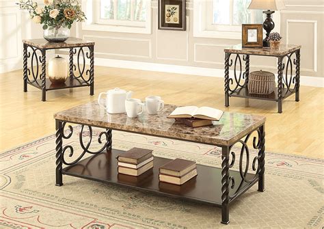 Hot Buys Furniture | Snellville, GA Dark Brown 3Pc Occasional Table Set