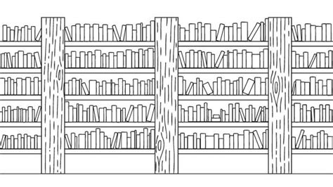 Bookshelf Clipart Bookcase Clipart Book SVG Book Clipart ...