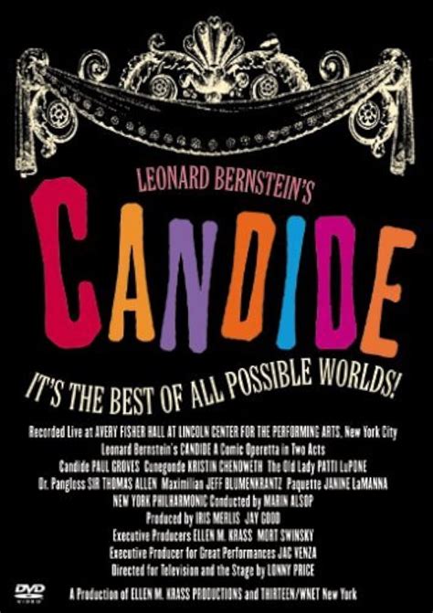 "Great Performances" Leonard Bernstein's Candide, a Comic Operetta in Two Acts (TV Episode 2005 ...