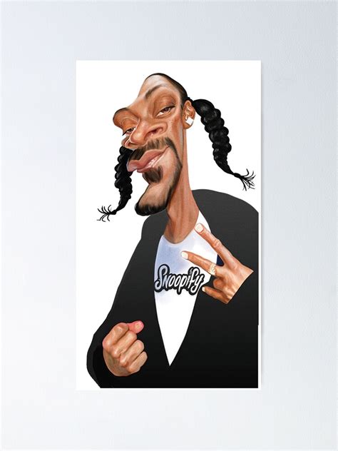 "Snoop Dogg Cartoon Caricature" Poster for Sale by AnthonyPascoe ...