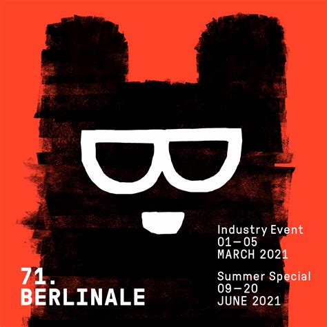 第71届柏林电影节主视觉出炉，字母“B”化身柏林熊的眼镜 - AD518.com - 最设计