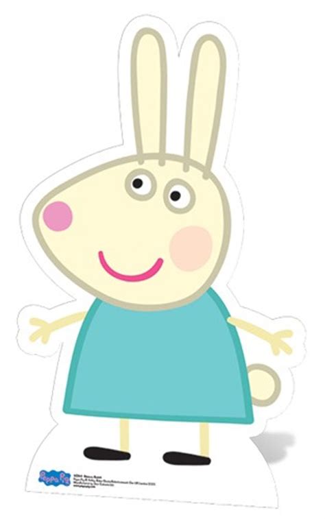 Lifesize Cardboard Cutout of Richard Rabbit From Peppa Pig buy cutouts & standees at starstills.com