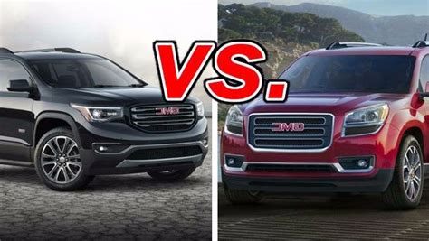 GMC Acadia vs. GMC Acadia Limited - CarsDirect