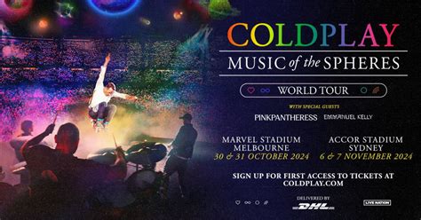 Coldplay Melbourne 2024 Tickets - Gene Merlina