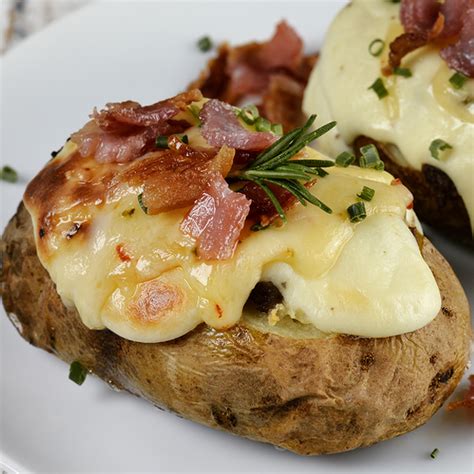 Ham And Cheese Stuffed Baked Potato Recipe