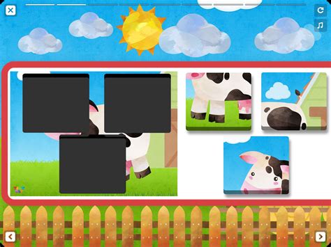 Farm Animals Puzzle | Educational games for kids, Farm animals games, Animal puzzle