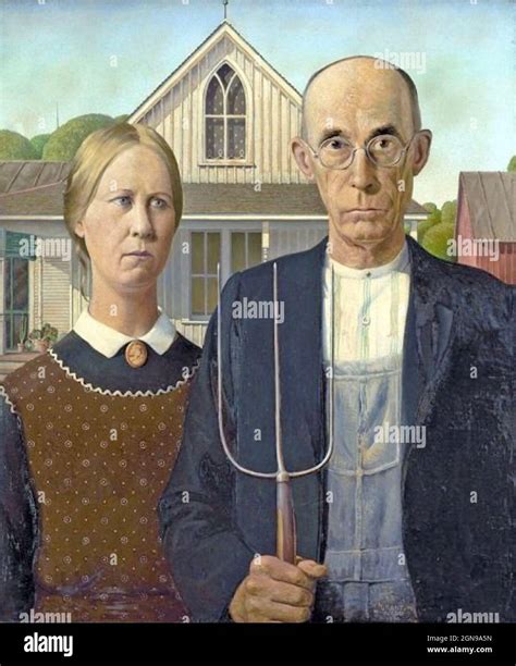 Is Farmer Pitchfork Painting The Most Trending Thing Now? | farmer pitchfork painting - Painters ...