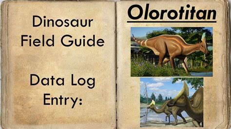 Olorotitan: Habitat and Facts - YouTube