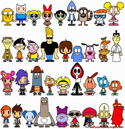 Cartoon Network Characters Background