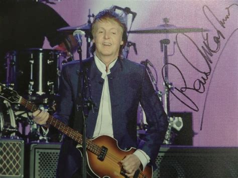 Coach's Corner - Paul McCartney hand signed "Giclee" artwork.