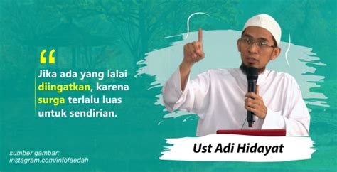 20+ Kata Kata Bijak Ustadz Adi Hidayat Penuh Hikmah - Juproni.com