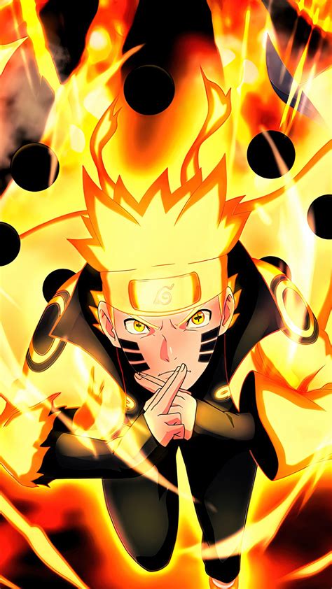 Naruto Uzumaki, Anime, Rasengan, Kage Bunshin, Six Paths Sage Mode HD Phone Wallpaper | Rare Gallery