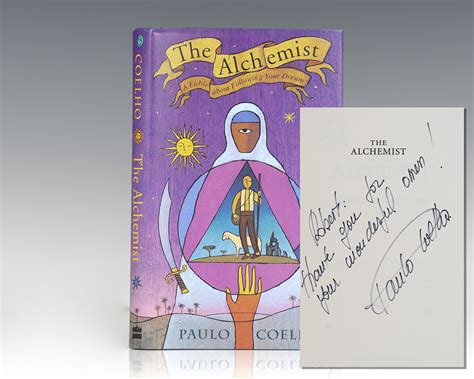 The Alchemist Paulo Coelho First Edition Signed Rare Book