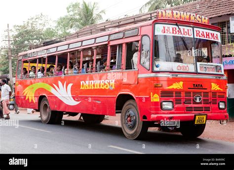 Local Bus Kerala India Stock Photo - Alamy