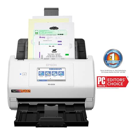 Epson RapidReceipt RR-600W Wireless Receipt Scanner - Micro Center