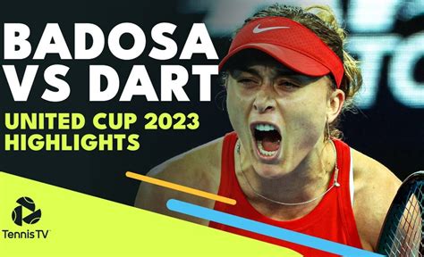 Wonderful Paula Badosa vs Harriet Dart Match! | United Cup 2023 Highlights - VCP Tennis