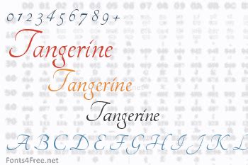 Tangerine Font Download - Fonts4Free