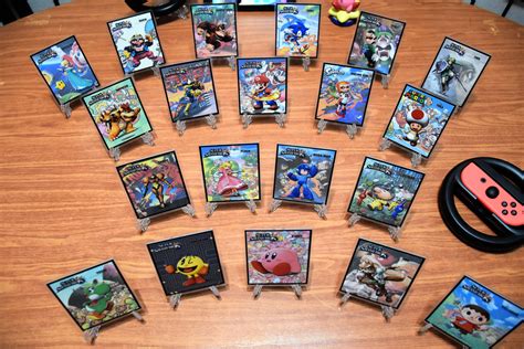 Standard Mario Kart 8 Deluxe Amiibo NFC Tag Cards Set (20) - Super ...