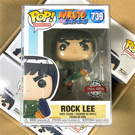 Funko Original Pop! Naruto Shippuden: Rock Lee #739 Vinyl Figure, Mint ...