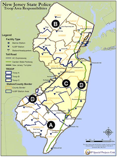 Pa State Police Barracks Map - Printable Map