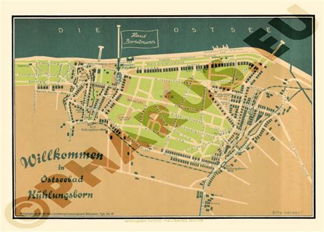 Pharus – Pharus Historischer Stadtplan Kühlungsborn 1938