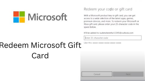 How to Redeem Microsoft Gift Card? Redeem Microsoft Gift Card & Code on ...