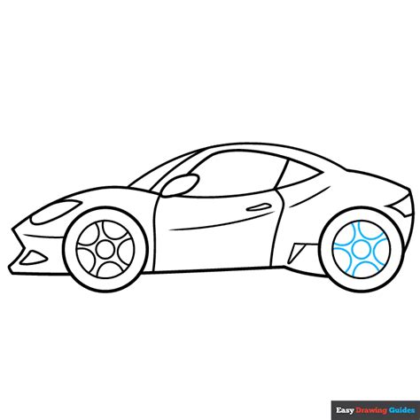 How to Draw a Sports Car - Really Easy Drawing Tutorial