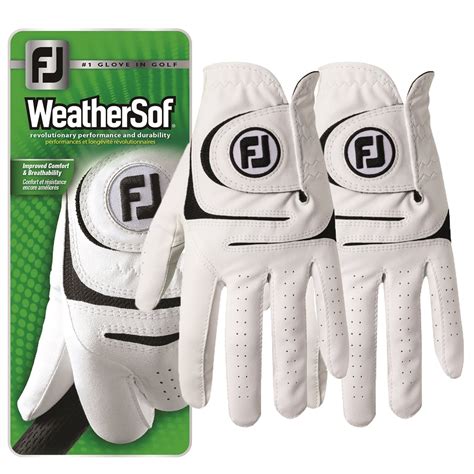 FootJoy WeatherSof (2-Pack) Golf Glove Cadet Extra Large 2 Pack at GlobalGolf.com