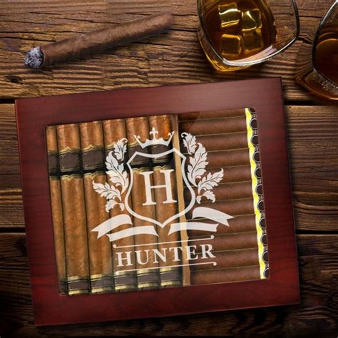 Personalized Cigar Humidor Humidor Cigar Box Cigar Box | Etsy