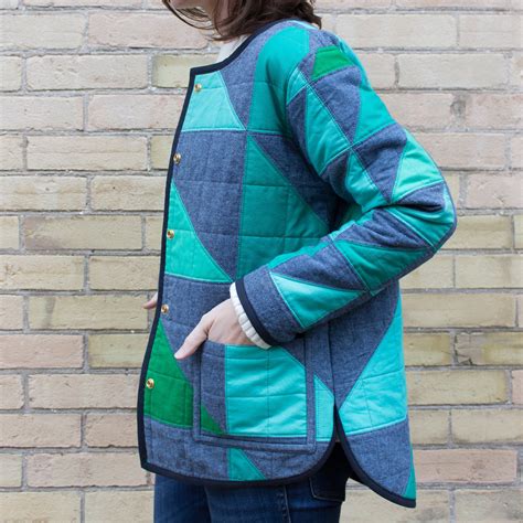 Making a quilt coat with the tamarack jacket pattern | Quilted jacket ...