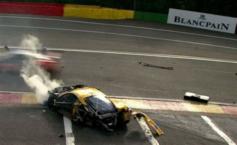 Driver walks away from massive Spa 24 crash - Speedcafe