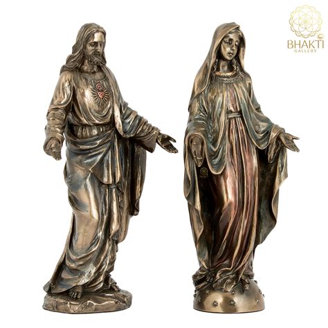 Jesus With Mother Mary Statue 8 Inch Lord Jesus Christ - Etsy