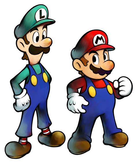 Mario and Luigi: Superstar Saga (Game Boy Advance) Character Artwork ...